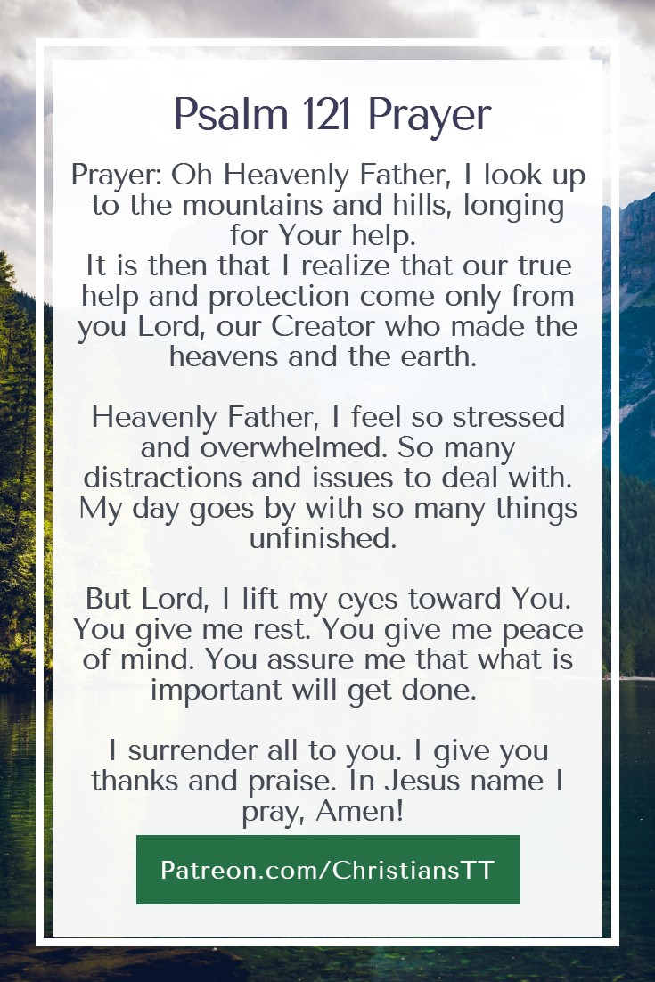 Psalm 121 Prayer