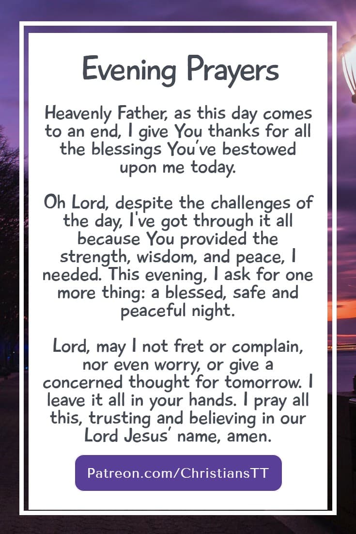 Evening Prayers